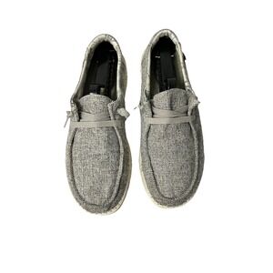 Hey Dude Women's Wendy Slate Gray Shoes Size 8 Casual Loafers Neutral Classic
